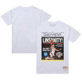 Jeremy Lin New York Knicks Newspaper T-Shirt White
