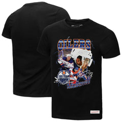NHL Connor McDavid Edmonton Oilers Mitchell & Ness 2.0 Player Graphic T-Shirt - Black