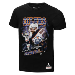 NHL Leon Draisaitl Edmonton Oilers Mitchell & Ness 2.0 Player Graphic T-Shirt - Black