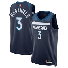 NBA Jaden McDaniels Minnesota Timberwolves Unisex Swingman Jersey - Icon Edition - Navy
