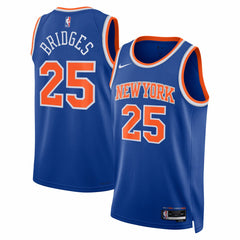 NBA Mikal Bridges New York Knicks Unisex Swingman Jersey - Icon Edition - Blue