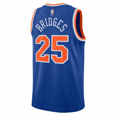NBA Mikal Bridges New York Knicks Unisex Swingman Jersey - Icon Edition - Blue