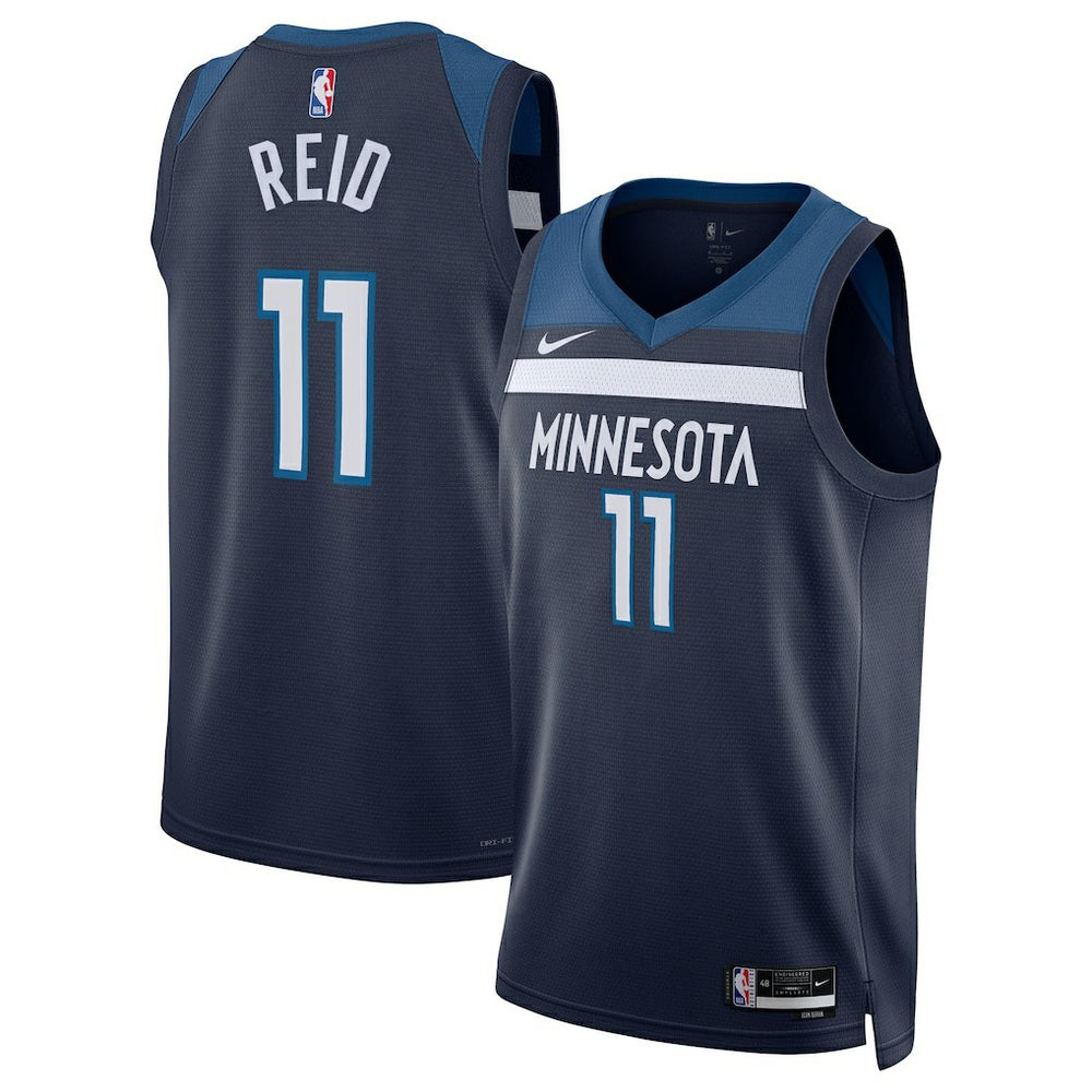 NBA Naz Reid Minnesota Timberwolves Unisex Swingman Jersey - Icon Edition - Navy