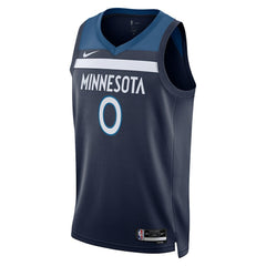 NBA Donte DiVincenzo Minnesota Timberwolves Unisex Swingman Jersey - Icon Edition - Navy