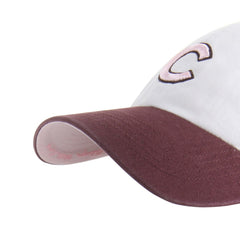 Chicago Cubs '47 Unisex Love Letter Clean Up Adjustable Hat - Stone/Burgundy Hats