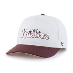 Philadelphia Phillies '47 Unisex Love Letter Adjustable Hitch Hat - Stone/Burgundy Hats