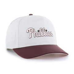 Philadelphia Phillies '47 Unisex Love Letter Adjustable Hitch Hat - Stone/Burgundy Hats