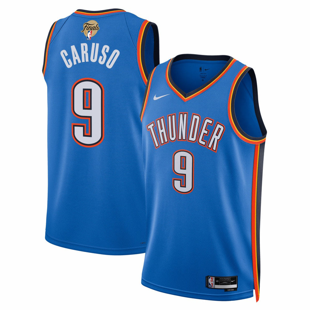 NBA Alex Caruso Oklahoma City Thunder Unisex 2025 NBA Finals Swingman Jersey - Icon Edition - Blue