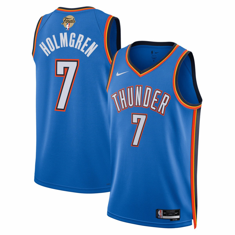 NBA Chet Holmgren Oklahoma City Thunder Unisex 2025 NBA Finals Swingman Jersey - Icon Edition - Blue