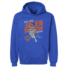 Jalen Brunson New York Knicks 500 Level Slant Pullover Hoodie Blue