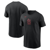 St. Louis Cardinals Nike Color Pop T-Shirt - Black T-shirts