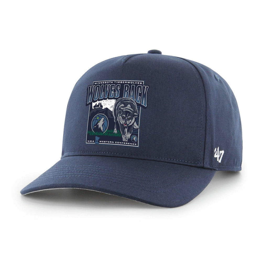 Minnesota Timberwolves '47 Solid Hitch Adjustable Hat Navy
