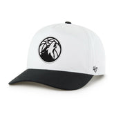Minnesota Timberwolves '47 Black & White Hitch Adjustable Hat