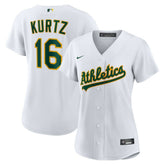 MLB Nick Kurtz Athletics Nike Women's Home Replica Player Jersey - White