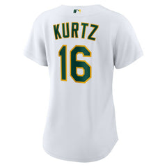 MLB Nick Kurtz Athletics Nike Women's Home Replica Player Jersey - White