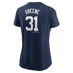 Riley Greene Detroit Tigers Nike Women's Cooperstown Collection Fuse Name & Number T-Shirt - Navy T-shirts
