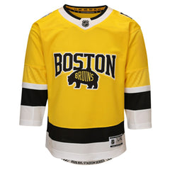 NHL Boston Bruins Outerstuff Youth 2026 Stadium Series Premier Jersey - Gold
