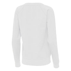 New York Giants Antigua Women's Varsity Tri-Blend V-Neck Long Sleeve T-Shirt Heather Gray