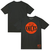 New York Knicks Unisex Hardwood Classics MVP Logo T-Shirt Heather Charcoal