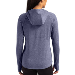 Seattle Seahawks Cutter & Buck Women's Primary Logo Adapt Knit Recycled Raglan Pullover Hoodie Heather Navy