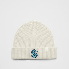 NHL Seattle Kraken lululemon Unisex Close-Fit Wool-Blend Ribbed Beanie - Heathered Bone