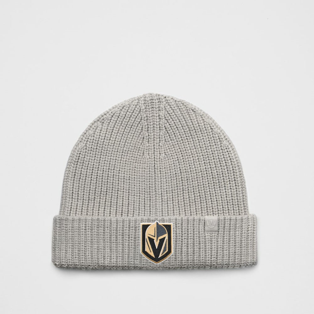 NHL Vegas Golden Knights lululemon Unisex Close-Fit Wool-Blend Ribbed Beanie - Heathered Gull Grey