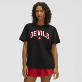NHL New Jersey Devils lululemon Women's All Yours Organic Cotton T-Shirt - Black