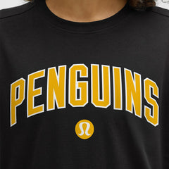 NHL Pittsburgh Penguins lululemon Women's All Yours Organic Cotton T-Shirt - Black
