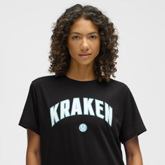 NHL Seattle Kraken lululemon Women's All Yours Organic Cotton T-Shirt - Black