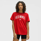 NHL Detroit Red Wings lululemon Women's All Yours Organic Cotton T-Shirt - True Red