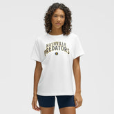 NHL Nashville Predators lululemon Women's All Yours Organic Cotton T-Shirt - White