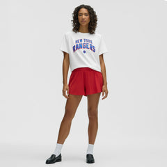 NHL New York Rangers lululemon Women's All Yours Organic Cotton T-Shirt - White