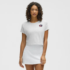 NHL Columbus Blue Jackets lululemon Women's Cates T-Shirt - Heathered Core Ultra Light Grey
