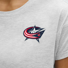 NHL Columbus Blue Jackets lululemon Women's Cates T-Shirt - Heathered Core Ultra Light Grey