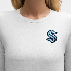 NHL Seattle Kraken lululemon Women's Love Long Sleeve T-Shirt - Heathered Core Ultra Light Grey