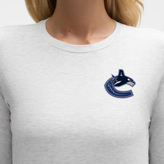 NHL Vancouver Canucks lululemon Women's Love Long Sleeve T-Shirt - Heathered Core Ultra Light Grey