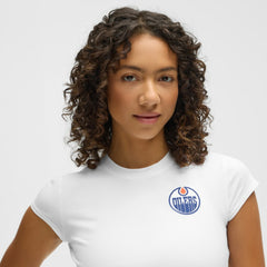 NHL Edmonton Oilers lululemon Women's Baby T-Shirt - White