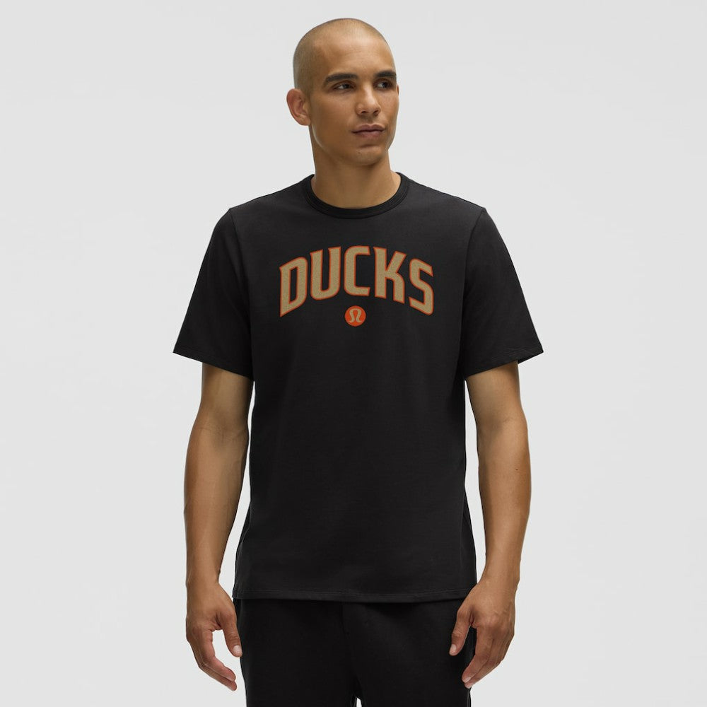 NHL Anaheim Ducks lululemon Organic Cotton Classic-Fit T-Shirt - Black
