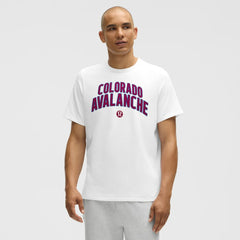 NHL Colorado Avalanche lululemon Organic Cotton Classic-Fit T-Shirt - White