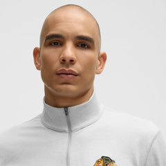 NHL Chicago Blackhawks lululemon Soft Jersey Half-Zip Pullover - Heather Gray