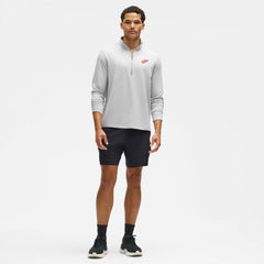 NHL Detroit Red Wings lululemon Soft Jersey Half-Zip Pullover - Heather Gray