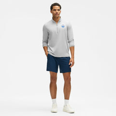 NHL Edmonton Oilers lululemon Soft Jersey Half-Zip Pullover - Heather Gray
