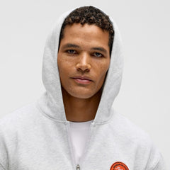 NHL Anaheim Ducks lululemon Steady State Full-Zip Hoodie - Heathered Core Ultra Light Grey
