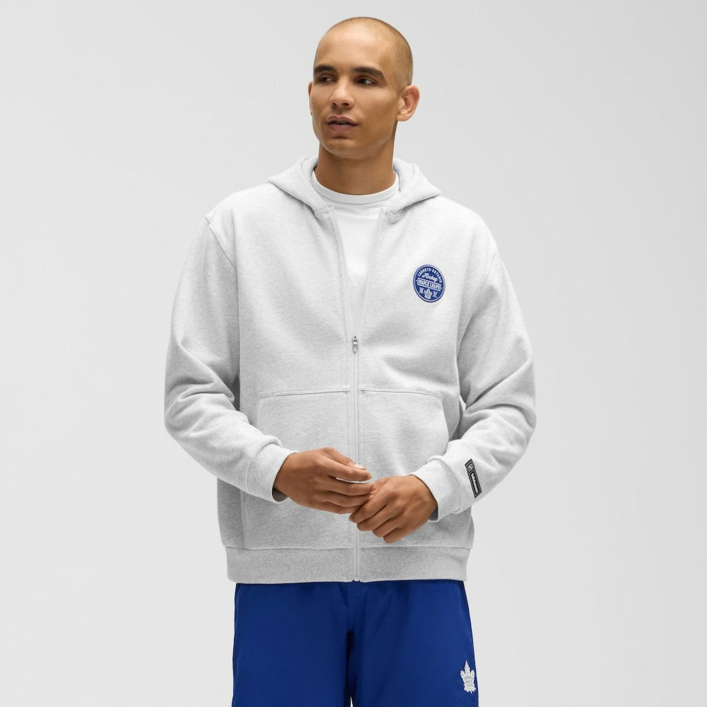 NHL Toronto Maple Leafs lululemon Steady State Full-Zip Hoodie - Heathered Core Ultra Light Grey