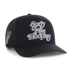 San Antonio Spurs Brand Seen by '47 Sorry I Was Hooping Hitch Adjustable Hat Black