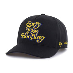 Golden State Warriors Brand Seen by '47 Sorry I Was Hooping Hitch Adjustable Hat Black