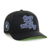 Minnesota Timberwolves Brand Seen by '47 Sorry I Was Hooping Hitch Adjustable Hat Black