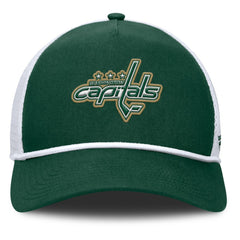 NHL Washington Capitals Fanatics Bermuda A-Frame Adjustable Hat - Green/White