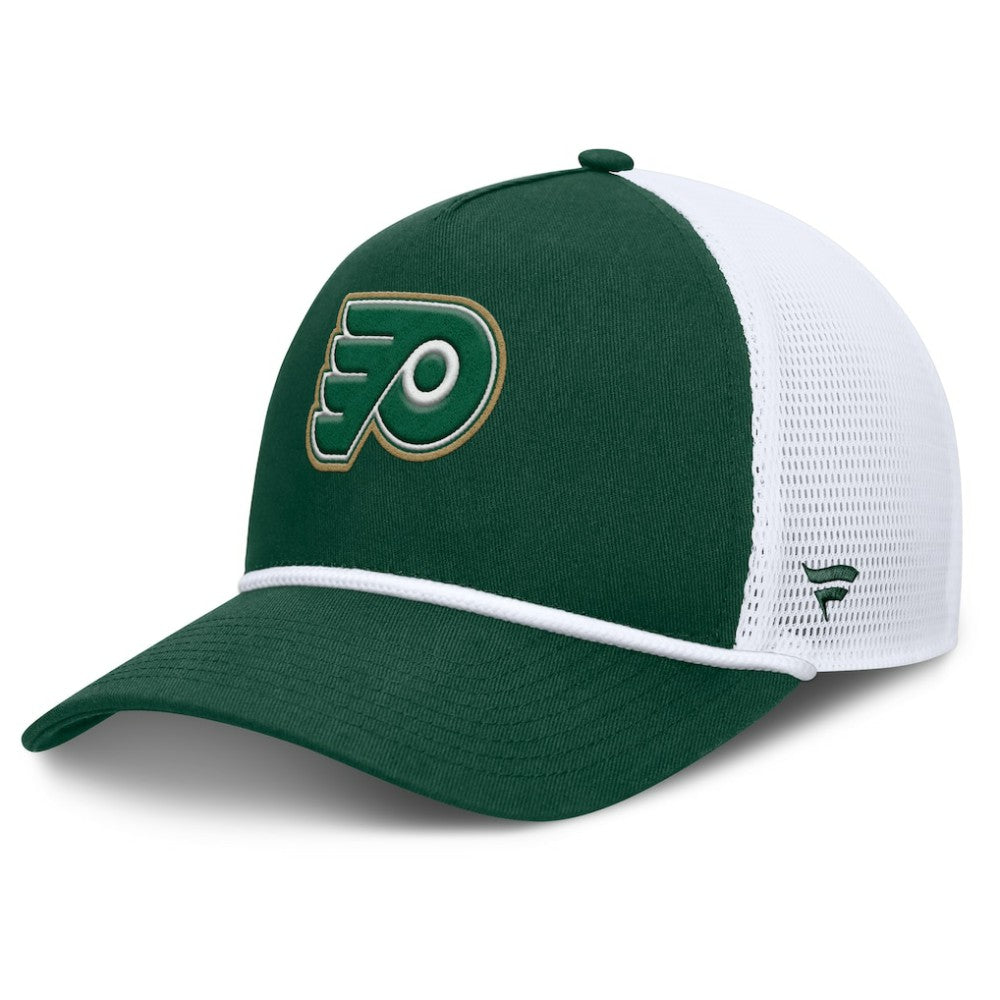 NHL Philadelphia Flyers Fanatics Bermuda A-Frame Adjustable Hat - Green/White