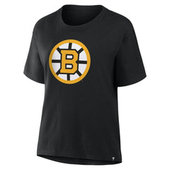 NHL Boston Bruins Fanatics Women's Primary Logo Legacy T-Shirt - Black
